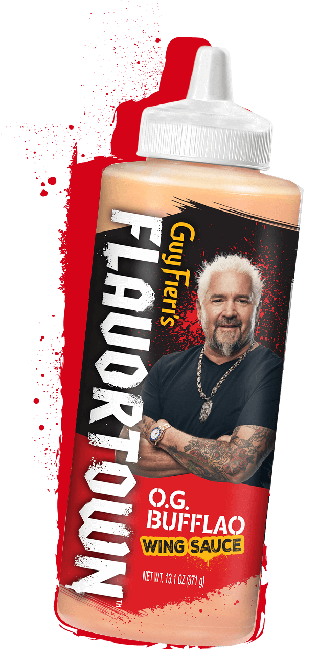 Guy Fieri's Flavortown sauce in O.G. Buffalo flavor