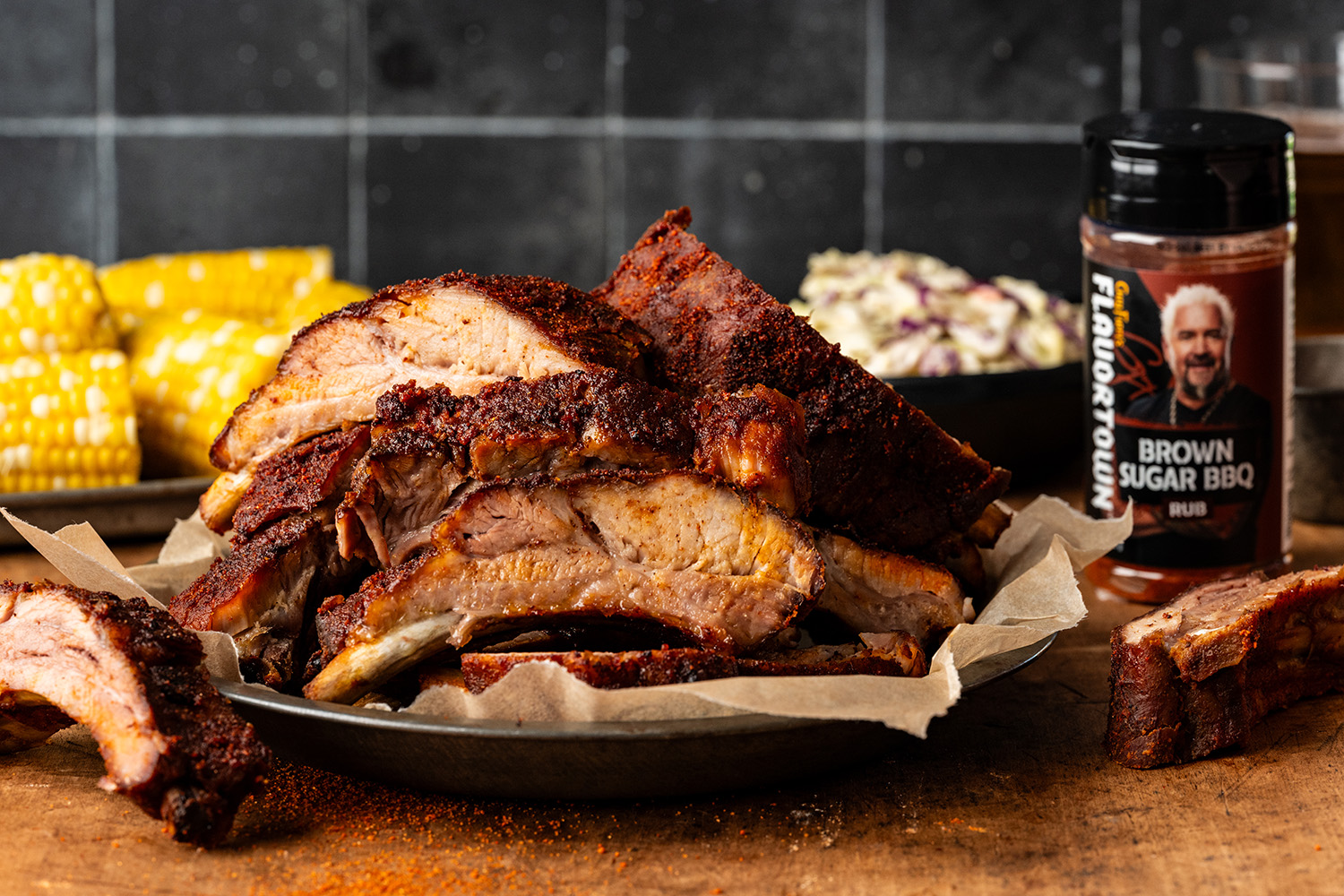 Brown Sugar BBQ Rodeo Ribs Recipe made with Flavortown Brown Sugar BBQ Rub
